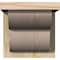 Ekena Millwork Crestline Rough Sawn Corbel w/Backplate, Douglas Fir, 8"W x 8"D x 8"H COR08X08X08CRE01RDF - alternate 2